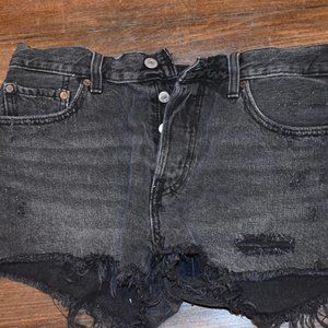 Black Levi's 501 Original Shorts